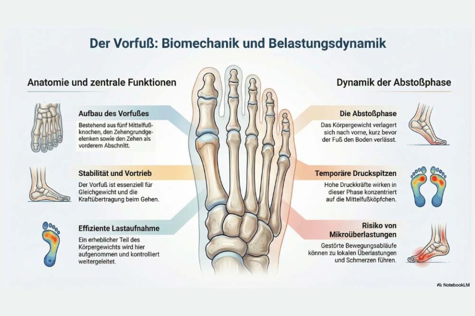 Vorfuss Biomechanik und Belastungsdynamik