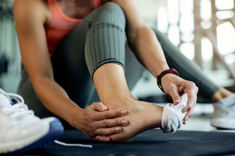 Sprunggelenk Schmerz, Knorpelschaden